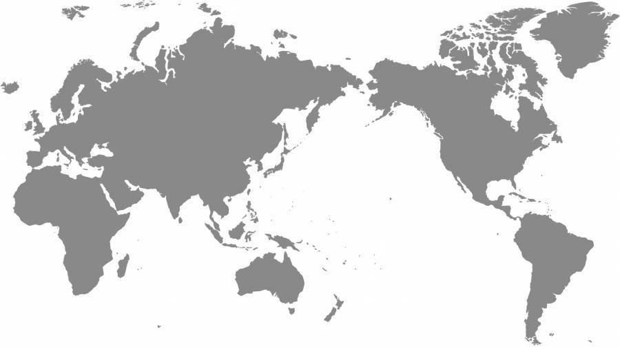 全球服务网络示意图 / Global service network map